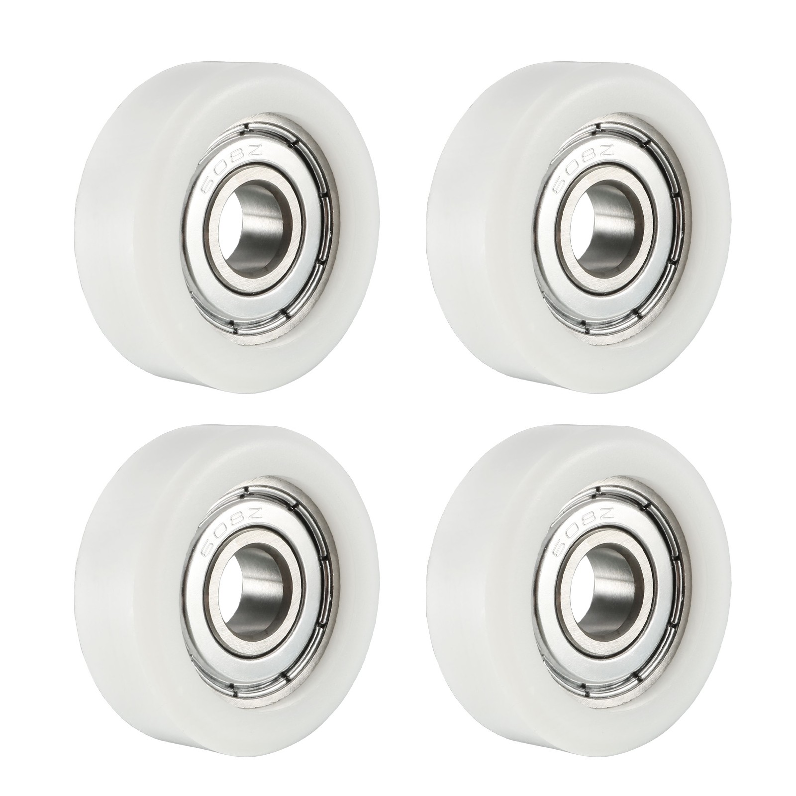 4Pcs 32x12mm Roller Idler Bearing Pulley with Bearings for Door and Window
