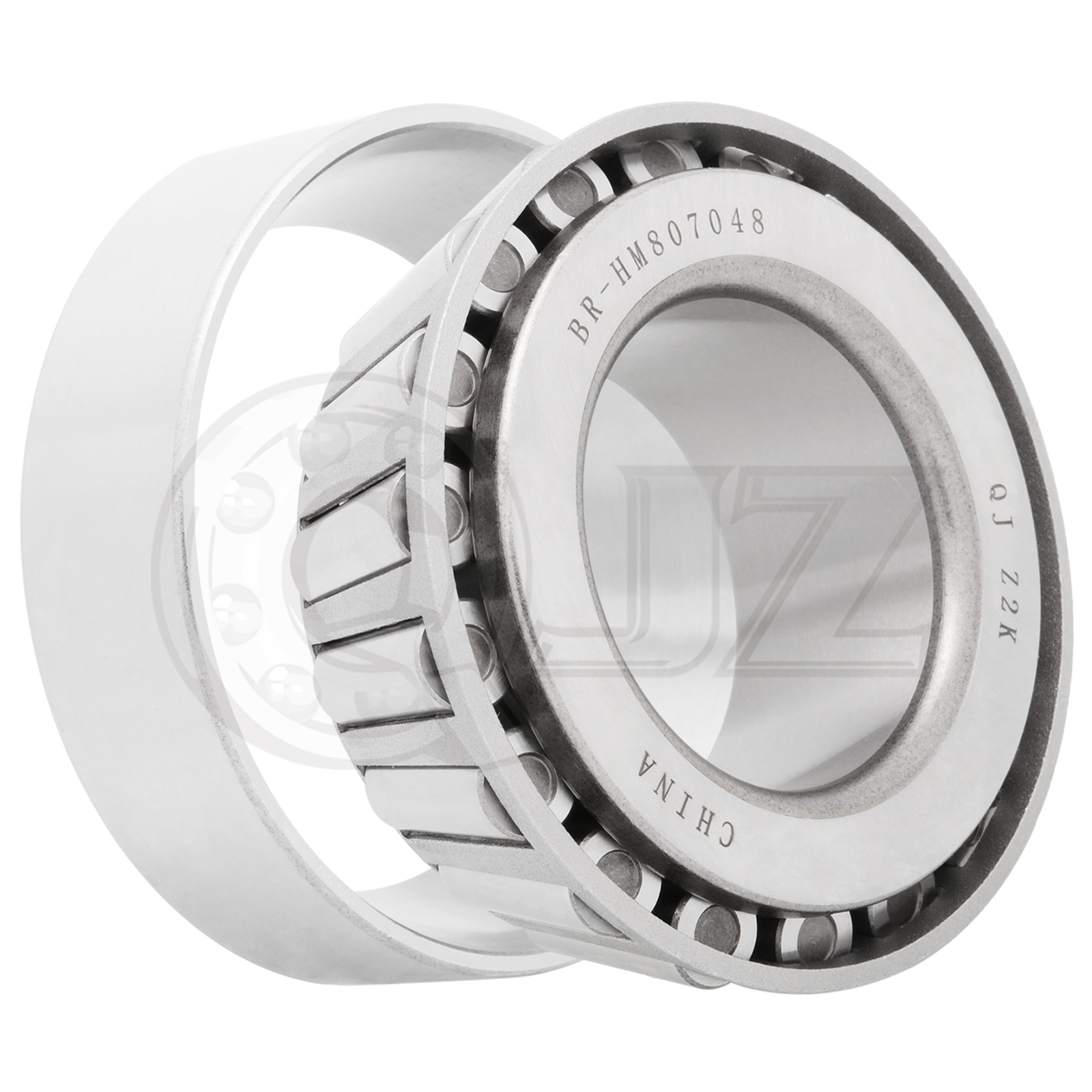 [Qty.2] HM807048-HM807010 Tapered Roller Bearing Set [2.1452″ ID x 1.4375″ W]