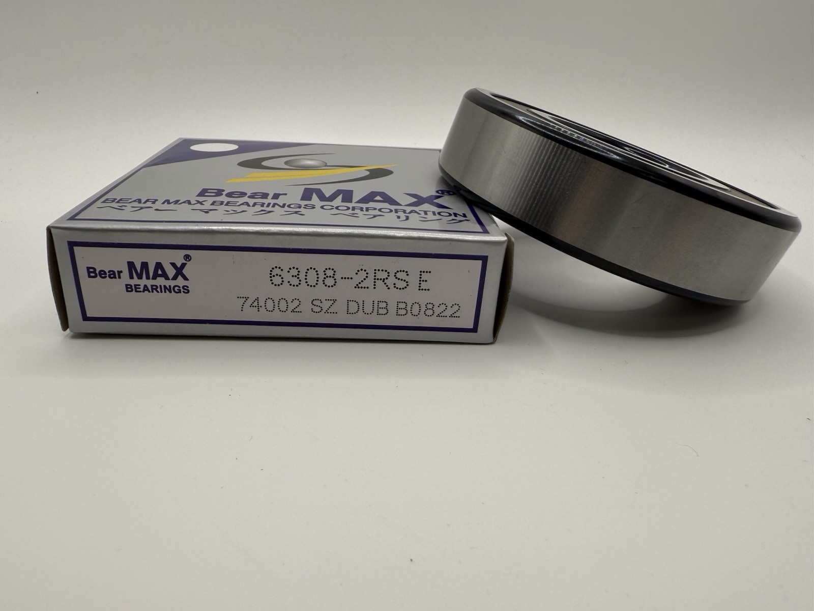 1 pc BearMAX 6308-2RS E 40x90x23mm Rubber Seal Deep Groove Ball Bearings 63082RS