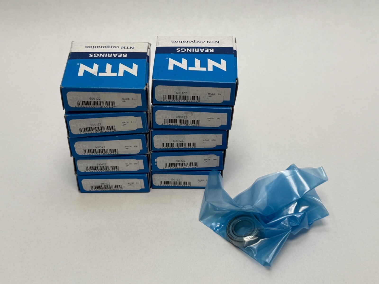 NTN 6901ZZ Bearing Metal Sealed 61901-ZZ 6901-ZZ 12x24x6 mm 10 pcs