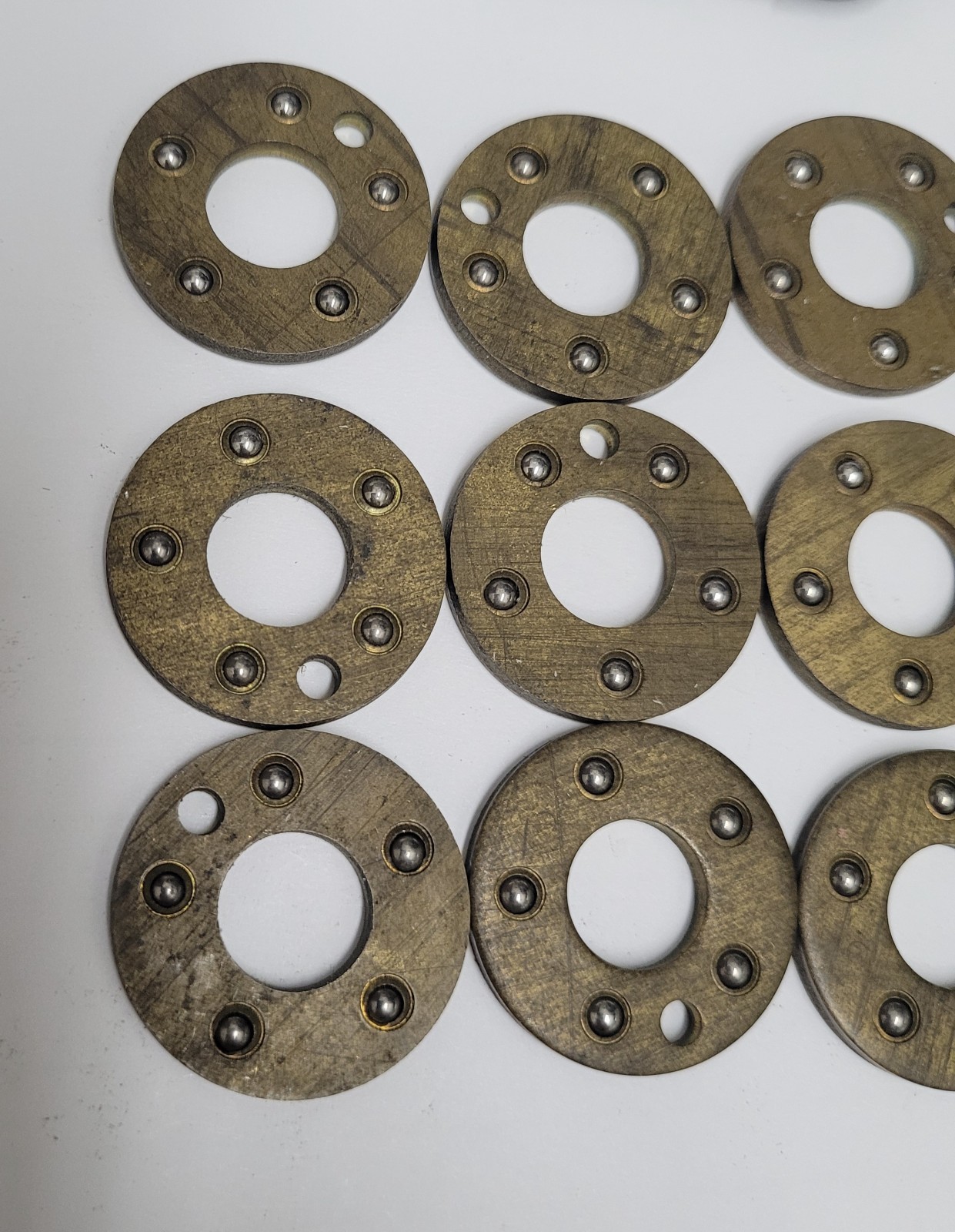 18 Vintage Bearings Lot – 1 1/16” Outside with 7/16” Bore – Unused NOS