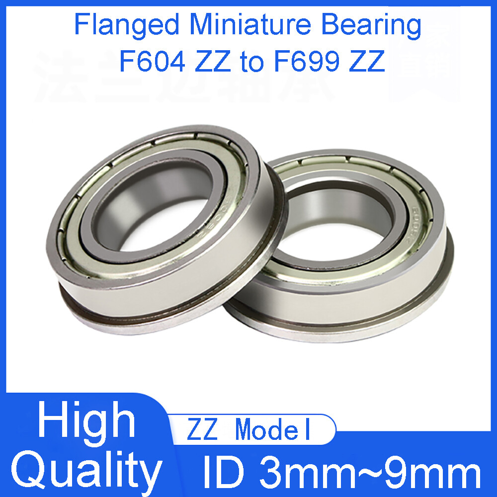 Flanged ZZ Model Miniature Bearings Metal Shielded Bearings – All Sizes
