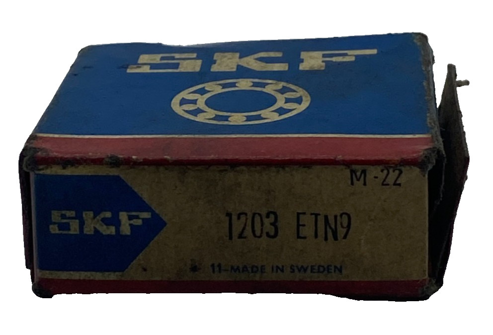 SKF 1203-ETN9 Self-Aligning Ball Bearing 1203 ETN9 17x40x12mm