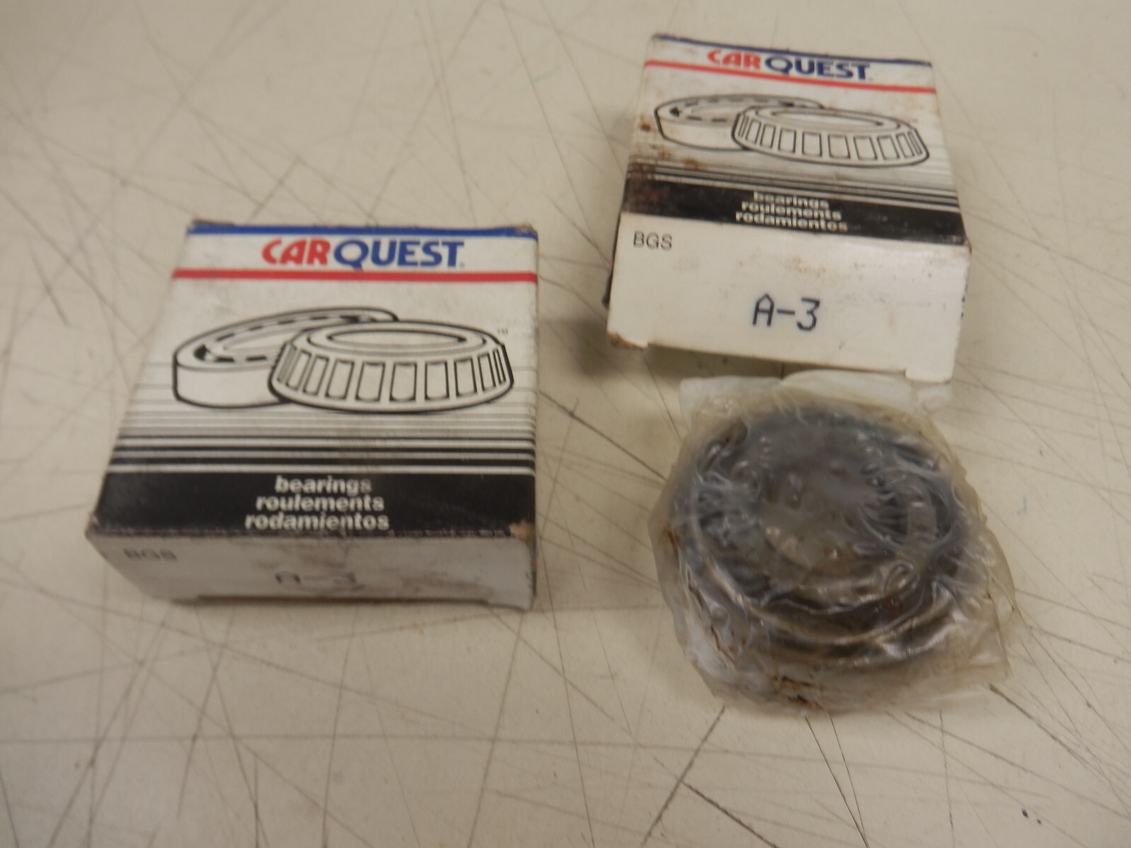 Two (2) Pack Carquest A-3 Tapered Roller Bearing Free Shipping