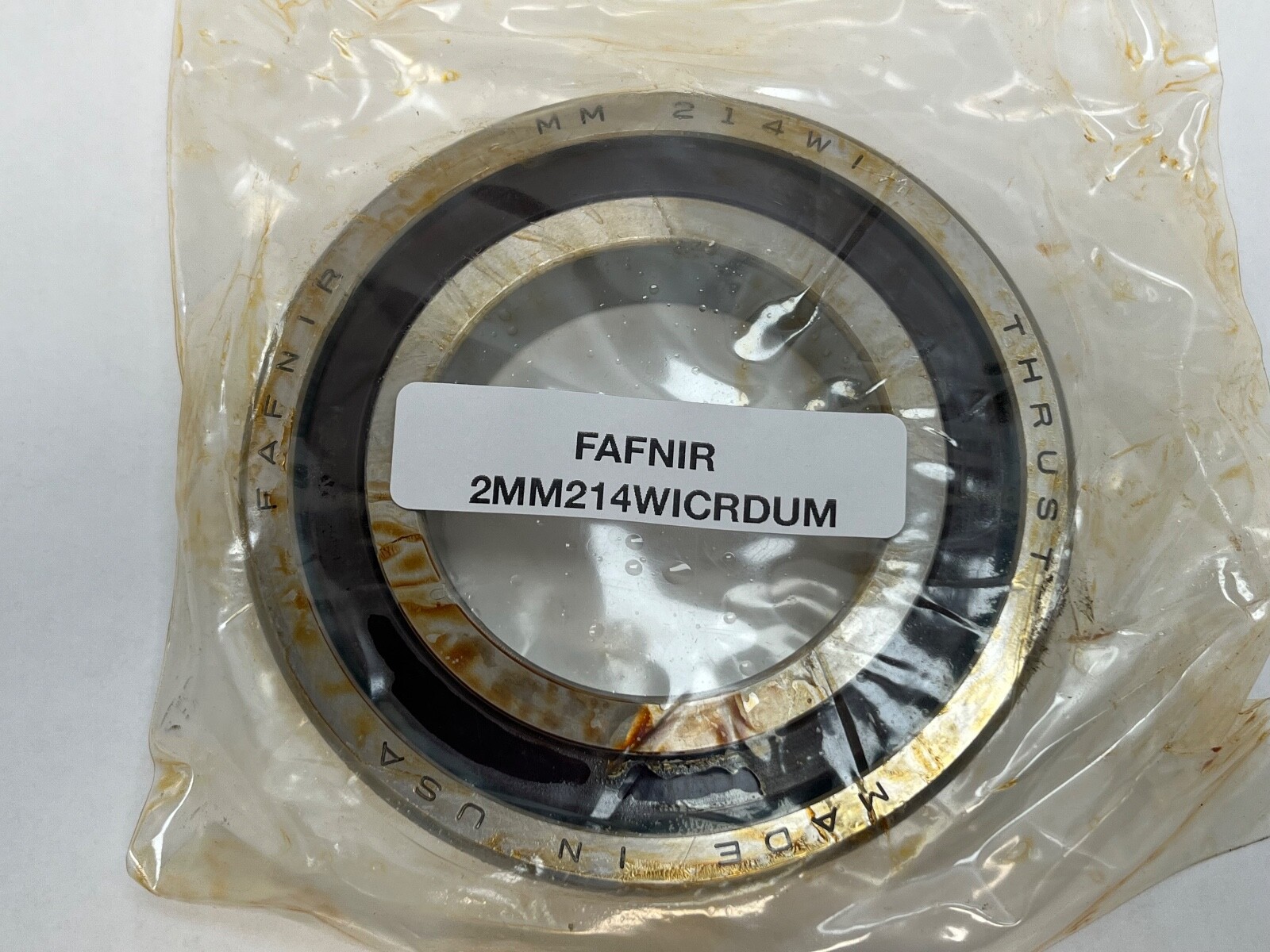 Fafnir 2MM214WICR-SUM Bearing 70x125x24 mm 7214C 2-MM-214-WI-CR-DUM USA