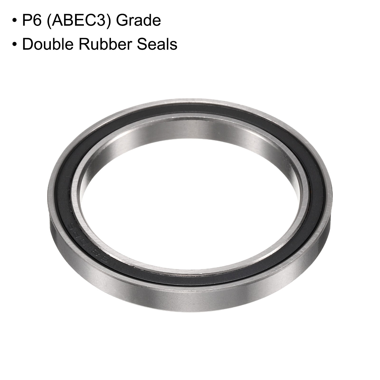 10pcs 6810-2RS Ball Bearing 50x65x7mm, Chrome Steel Rubber Seals, ABEC 3