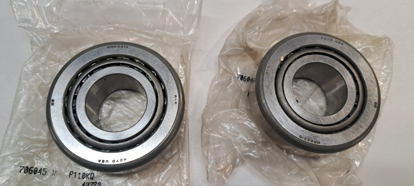 2X KOYO HM88542-HM88510 Tapered Roller Bearing Set 1-1/4″ x 2.875″ x 1.1563″