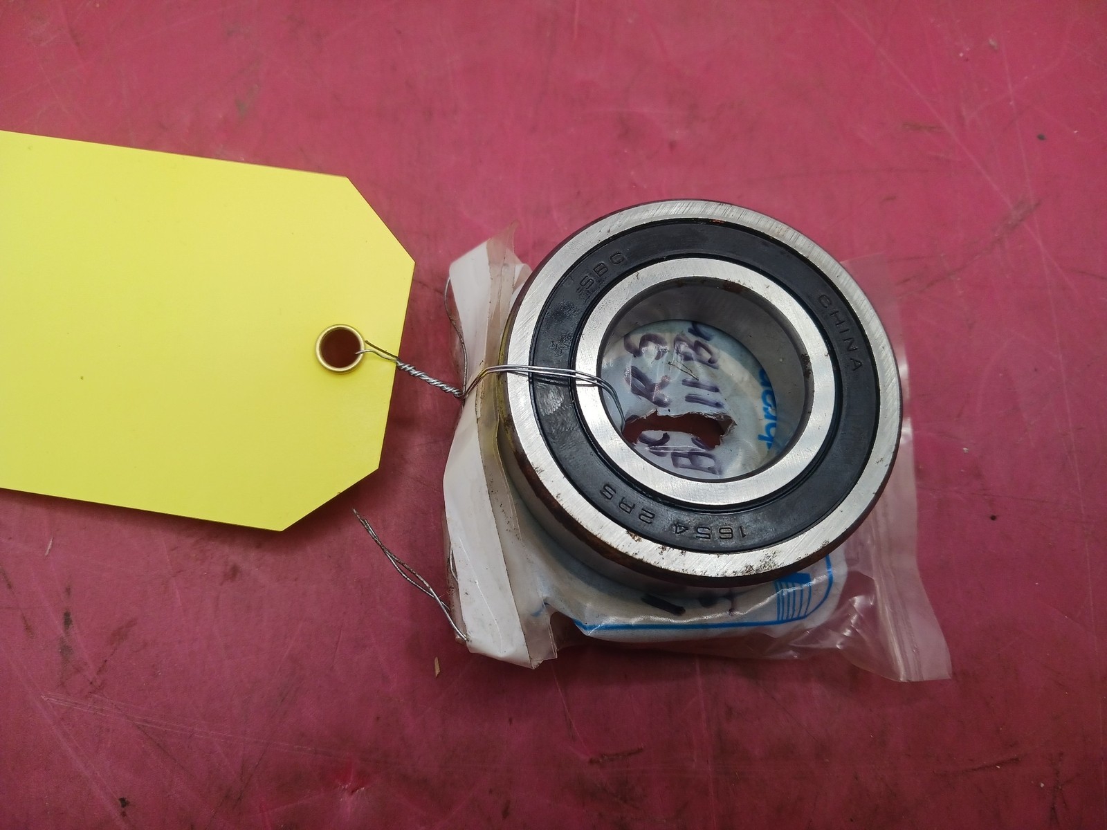 Lot of 2 SBC Radial Ball Bearing, 1654 2RS