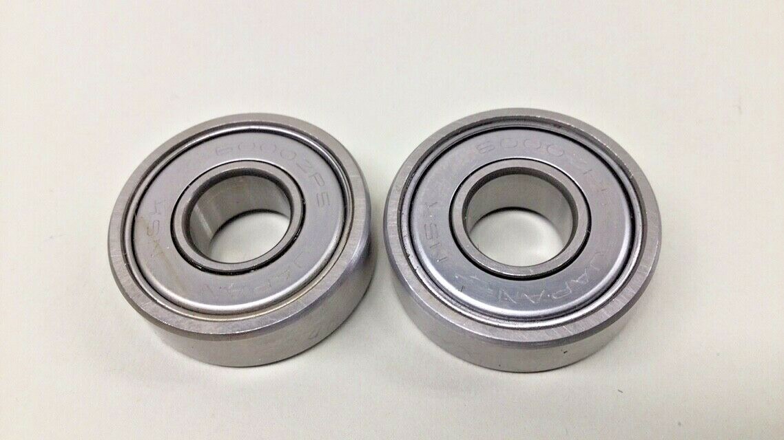 NSK 6000ZZP5 Single Row Ball Bearing 26mm OD 10mm Bore 8mm Thick (Pack Of 2)