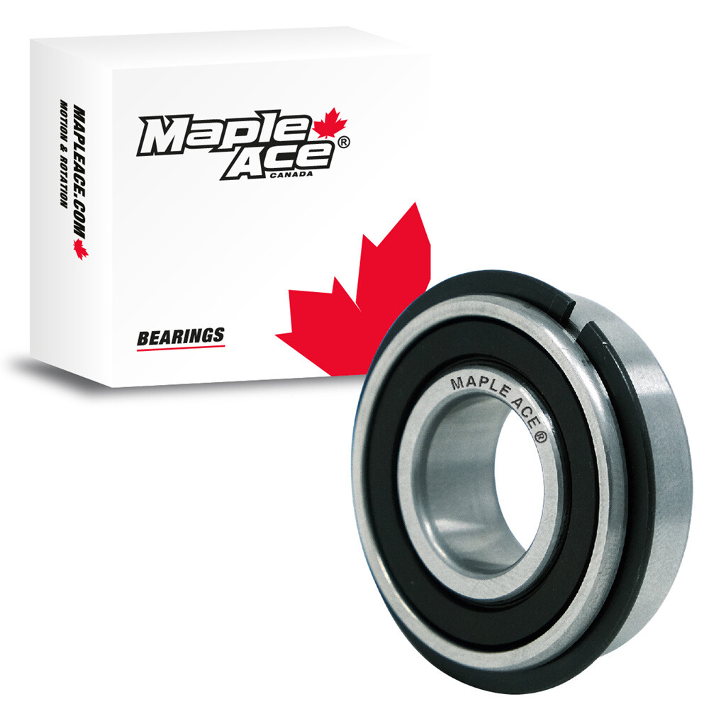6208-2RSNR Ball Bearing w/Snap Ring 40x80x18mm 6208 2RSNR Rubber Sealed (PC 1)