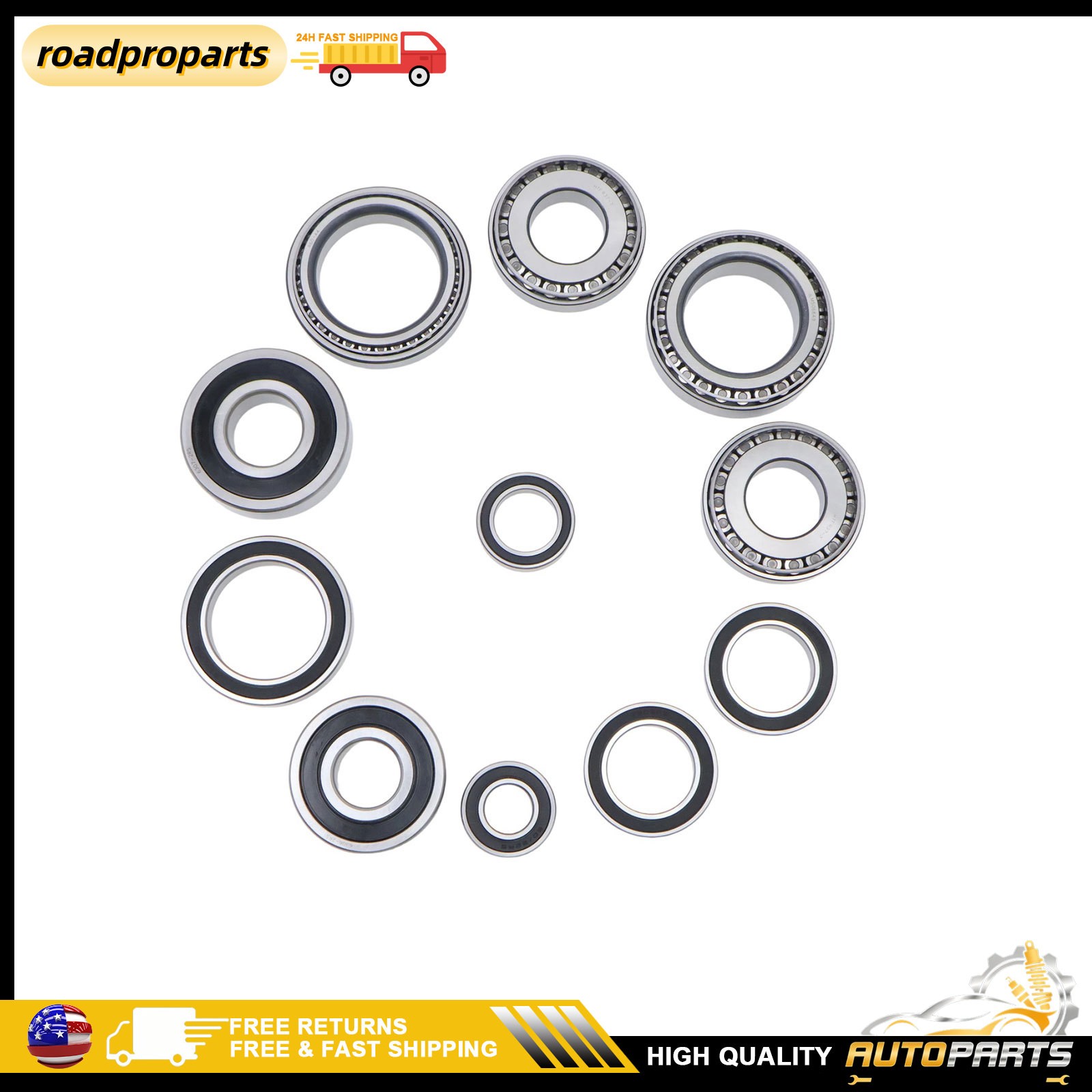 Transmission Bearings For C-max, Fusion, Lincoln Hybrid HF35 NEW 11Pcs