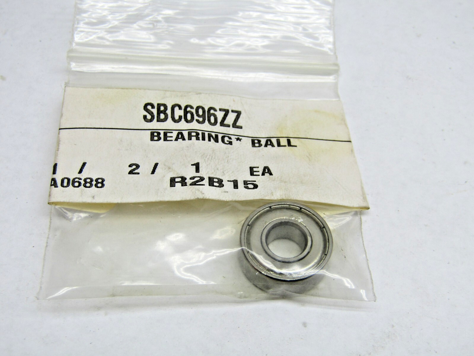 SBC 696-ZZ 6mm X 15mm X 5mm Metal Shielded Bearing