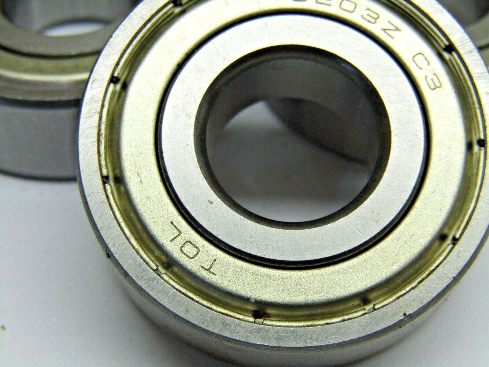 (Lot of 5) TOL 6203-ZZ C3 17mm X 40mm X 12mm Metal Shielded Bearing