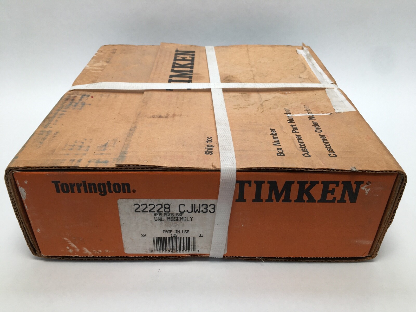 Timken 22228CJW33 Spherical Roller Bearing 140x250x68 mm 22228 CJ W33 USA