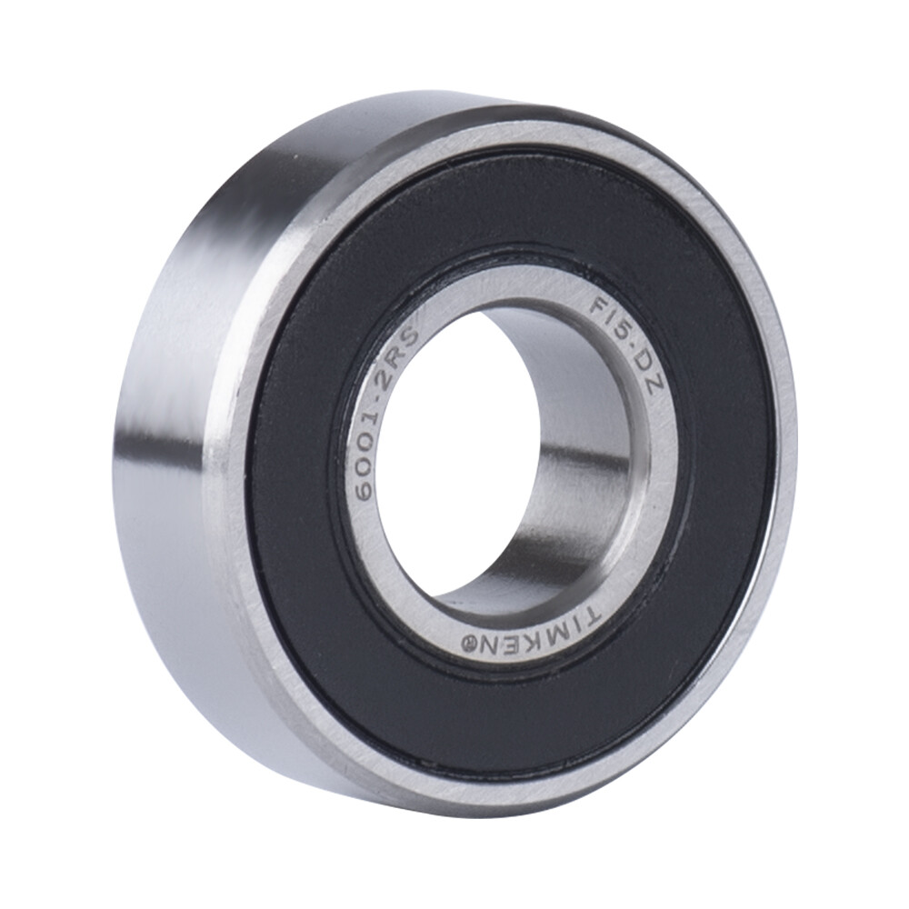 2PCS TIMKEN 6001-2RS 12X28X8MM Double Rubber Seal Ball Bearings 6001RS