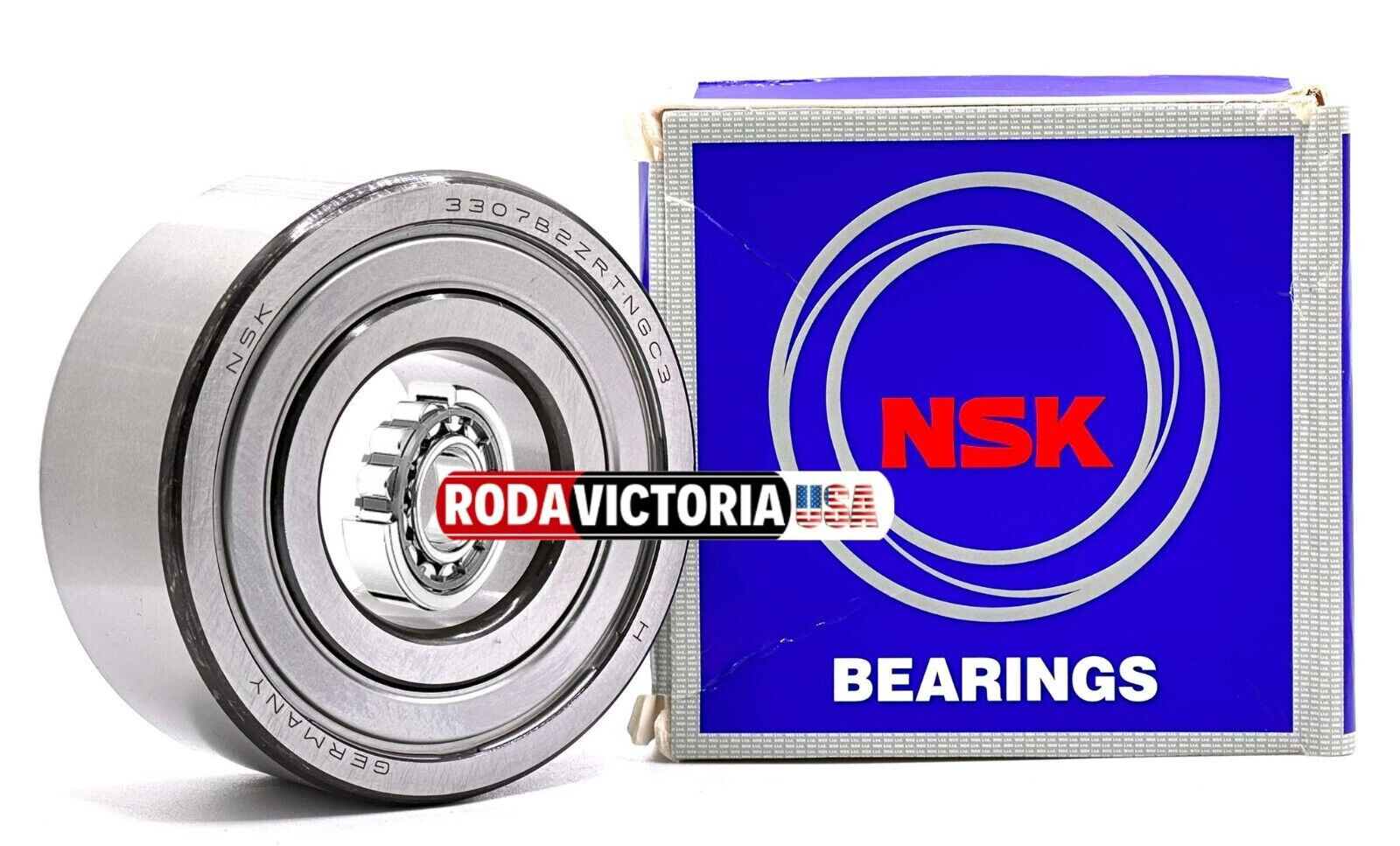 NSK GERMANY 3307 B 2ZRTNG C3 ANGULAR CONTACT BALL BEARING 35x80x34.9mm