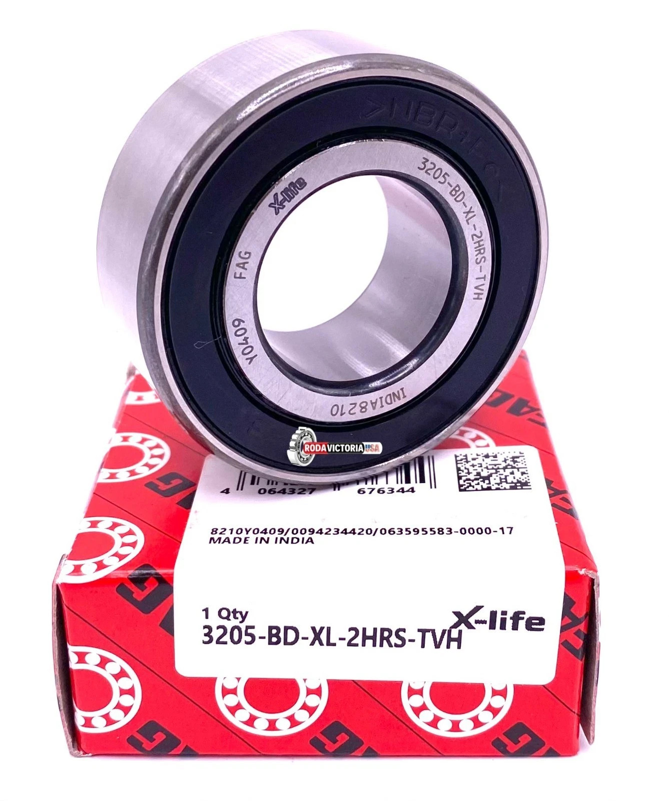 FAG 3205 BD XL 2HRS TVH C3 Angular Contact Ball Bearing 25x52x20.6 mm