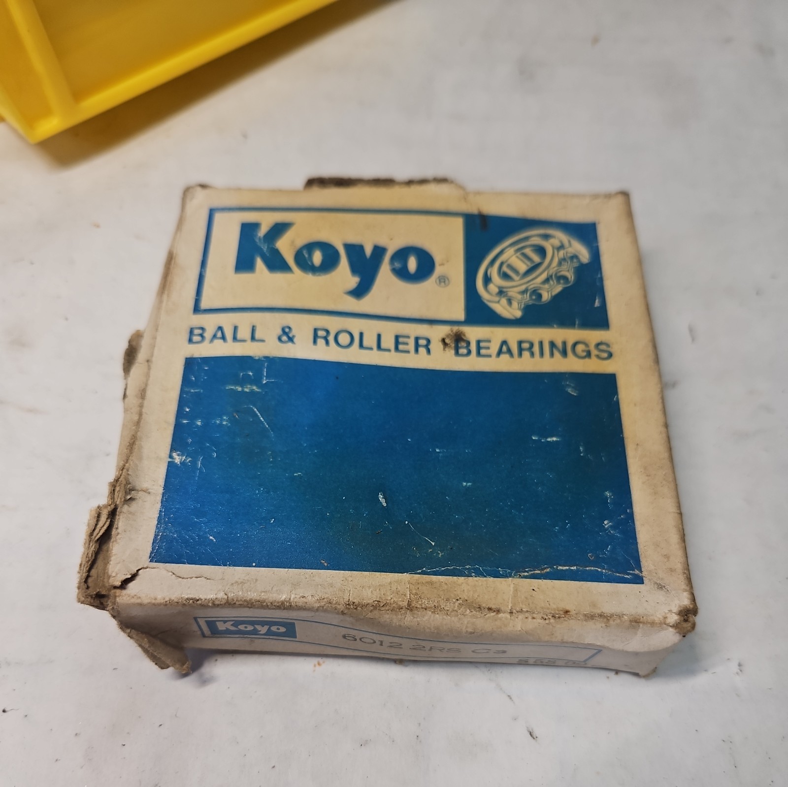 KOYO 6012 2RS C3 DEEP GROOVE BALL BEARING, RUBBER SEALED 60x95x18 mm