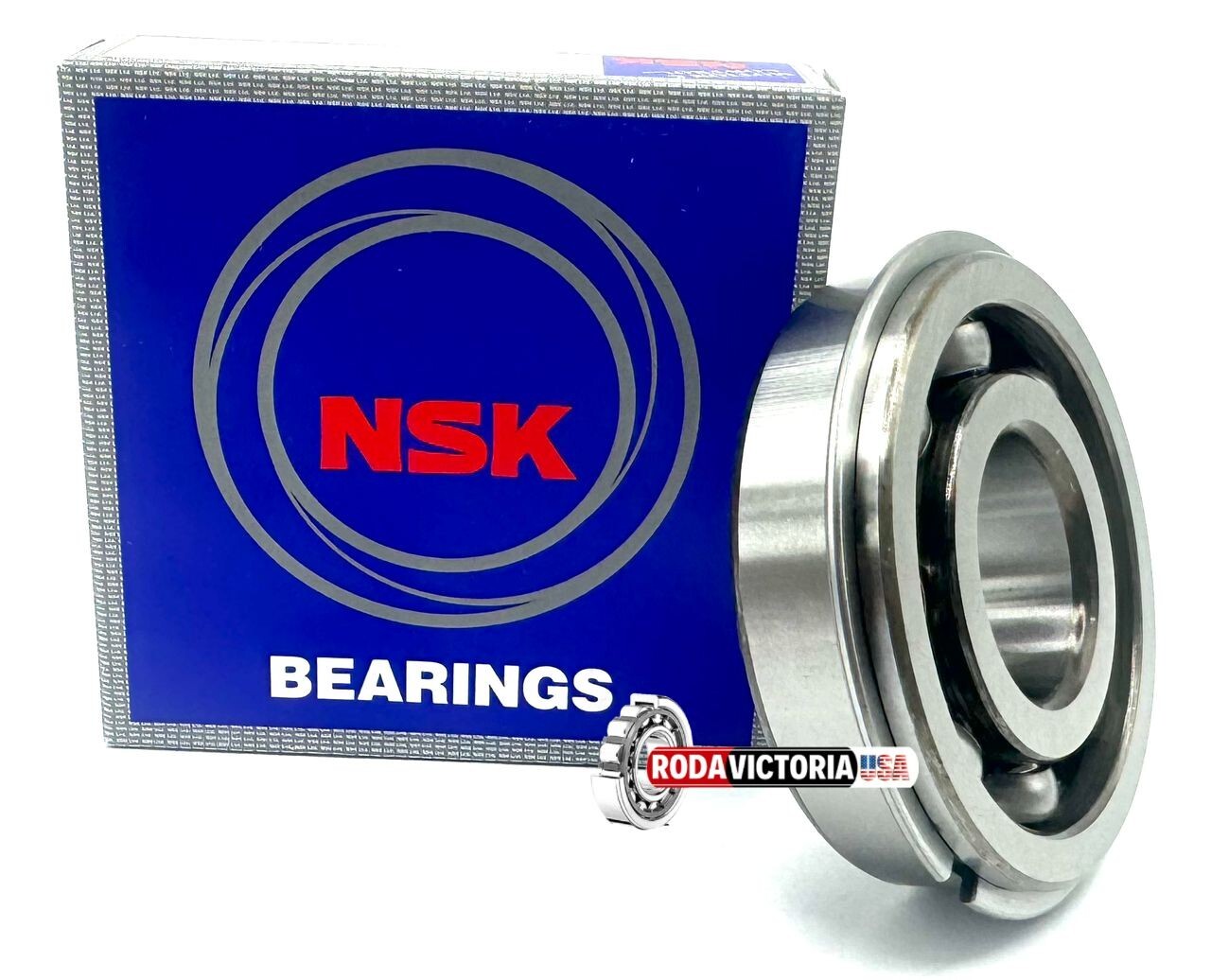 NSK JAPAN 6305 NR BALL BEARING, OPEN, NO SEALS + SNAP RING 25x62x17 mm