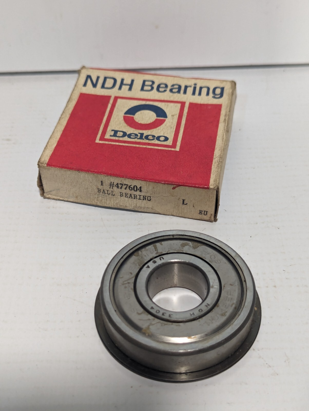 NDH Bearing 477604 Snap Ring Ball Bearing, ID 0.7874″, OD 2.0472″, Width 0.5906″