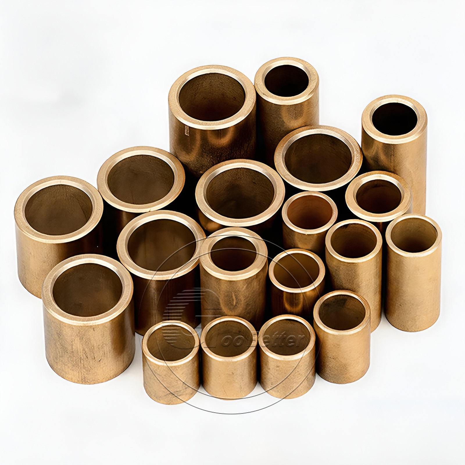 Metric Plain Oil Filled Sintered Bronze Bushes – Bore 16mm to 60mm – Choose Size