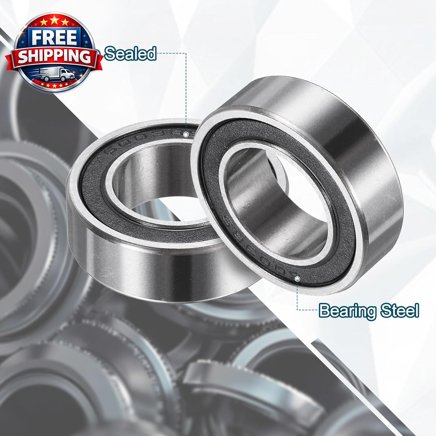 2Pcs 20mm ID Non-Standard Ball Bearings 35mm OD 11mm Thick 203511-2RS