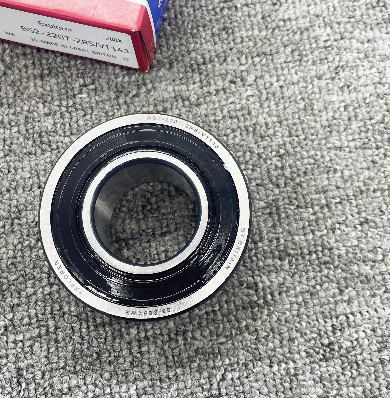 Spherical Roller Bearing BS2-2207 2RS/VT143 35x72x28 mm