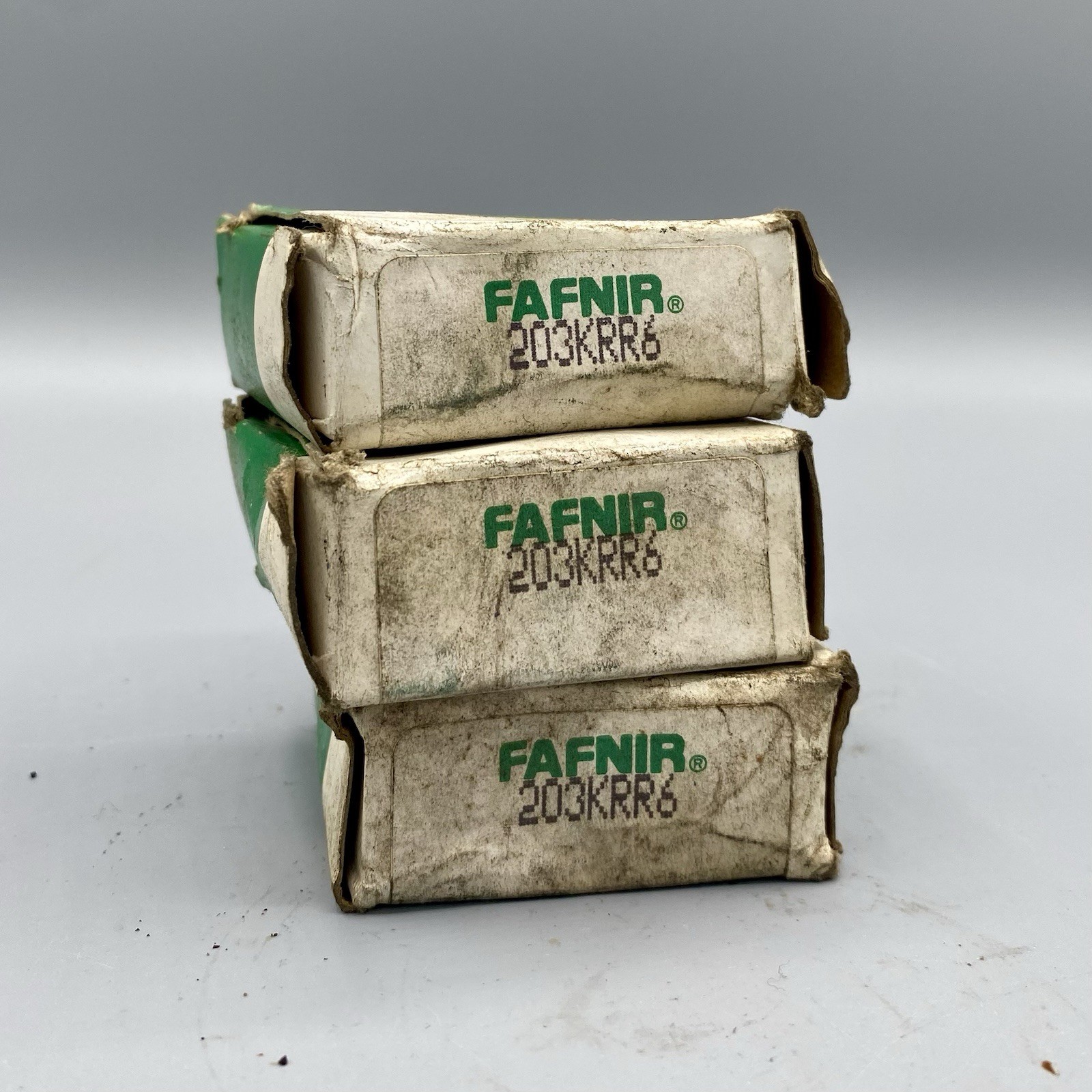 Fafnir 203KRR6 Ball Bearing 0.63 in ID, 1.85 in OD, 0.72 in (Lot Of 3)