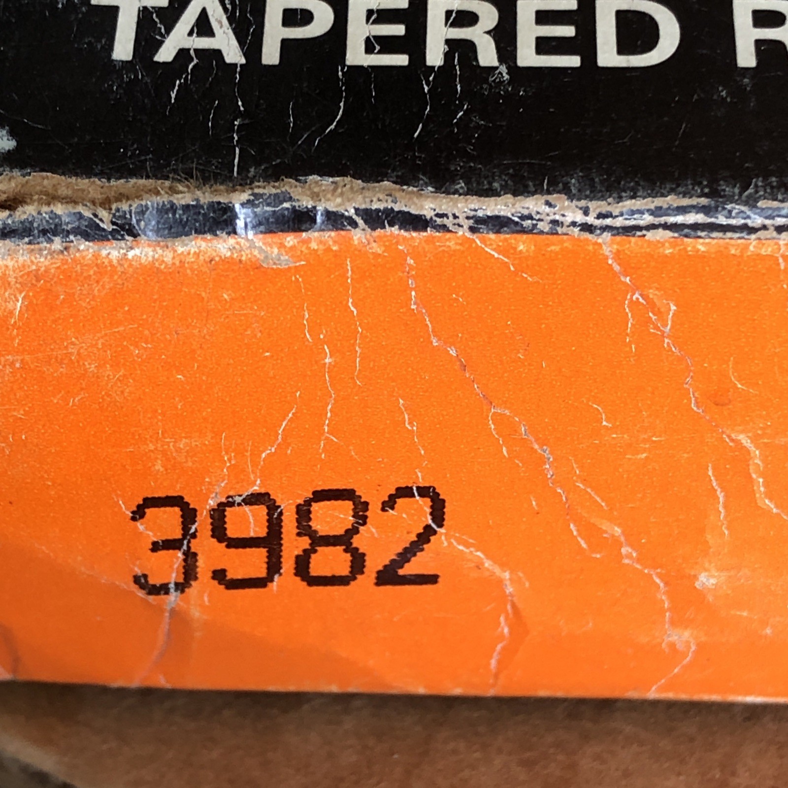 Timken Tapered Roller Bearing Part Number 3982 New NOS