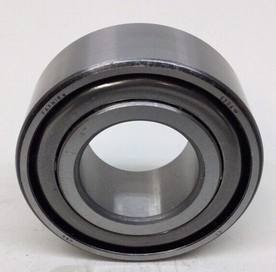 Fafnir 5206W Angular Contact Ball Bearing Double Row 30mm ID X 62mm OD X 0.9375W