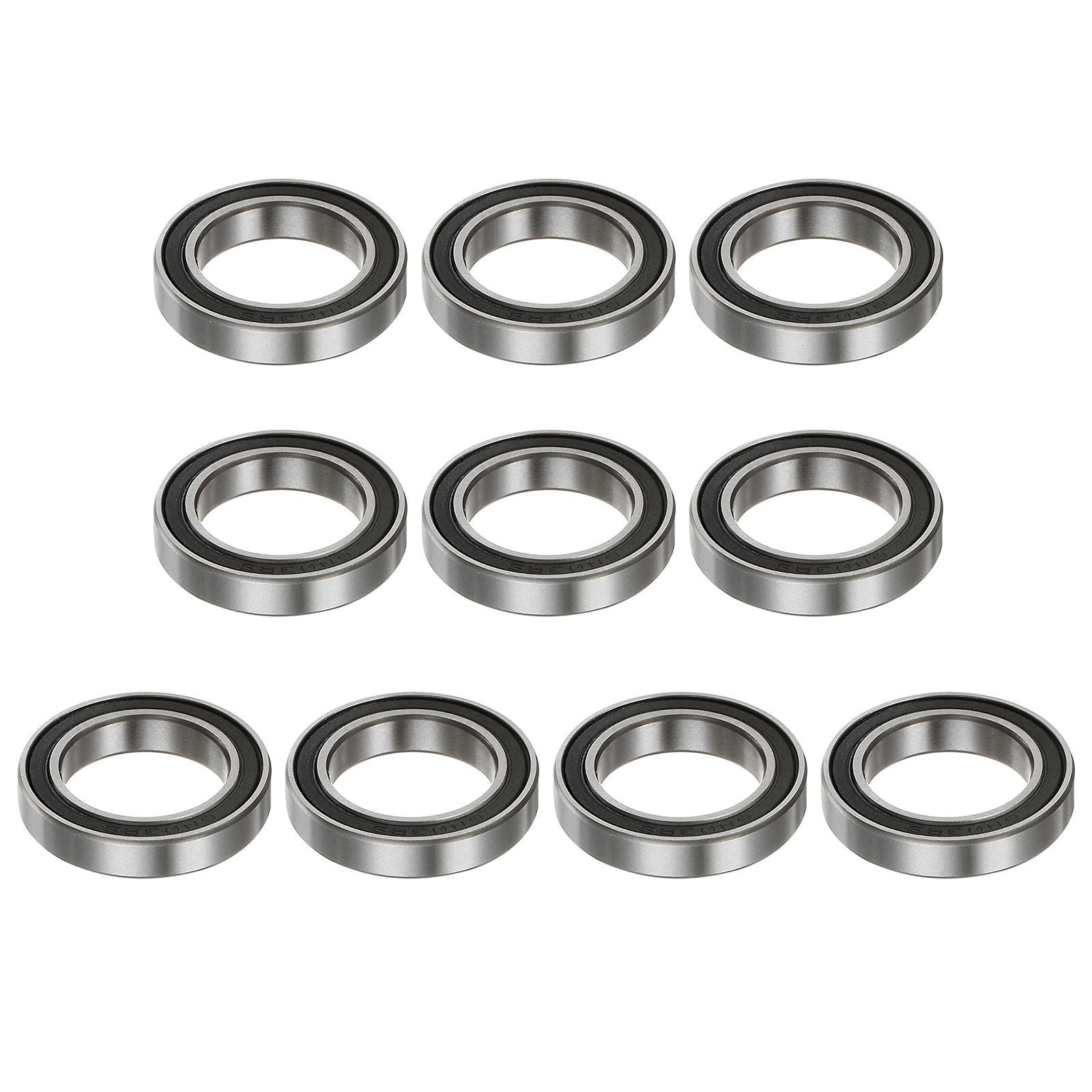 10pcs 6803-2RS Ball Bearings 17mmx26mmx5mm Chrome Steel Double Sealed