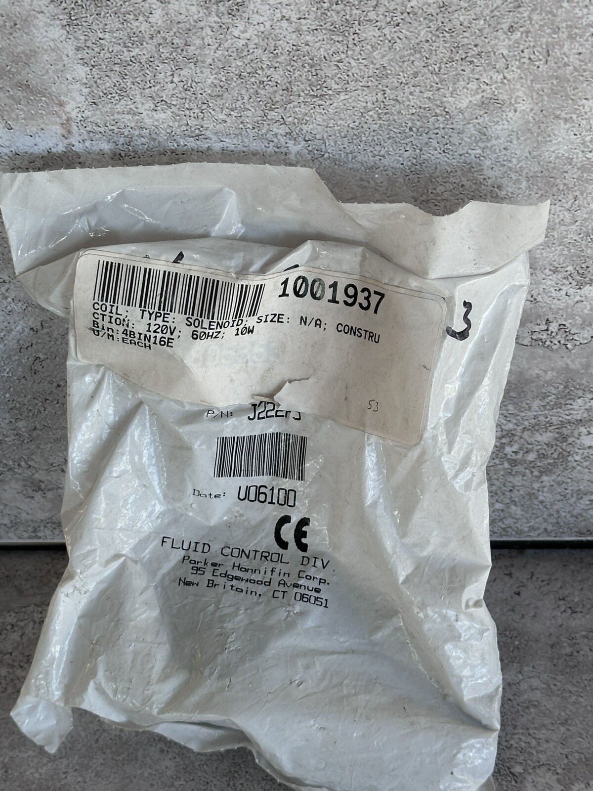 PARKER J222P3 Solenoid Valve J 222 P3