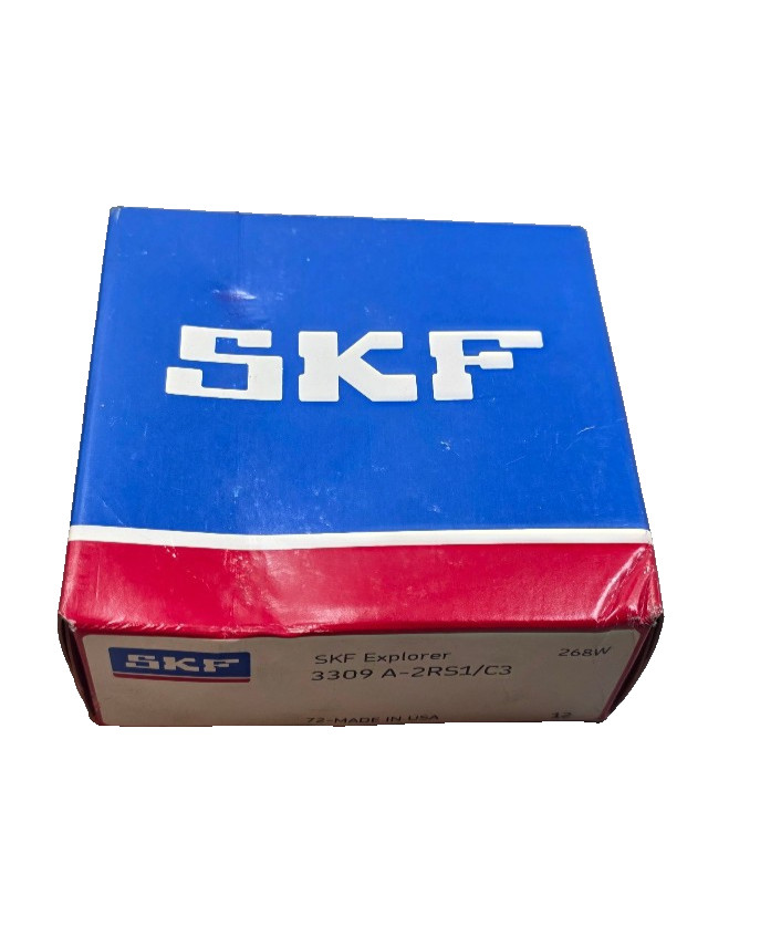 SKF 3309A-2RS1/C3 Angular Contact Ball Bearing, Double Row 45mm Bore