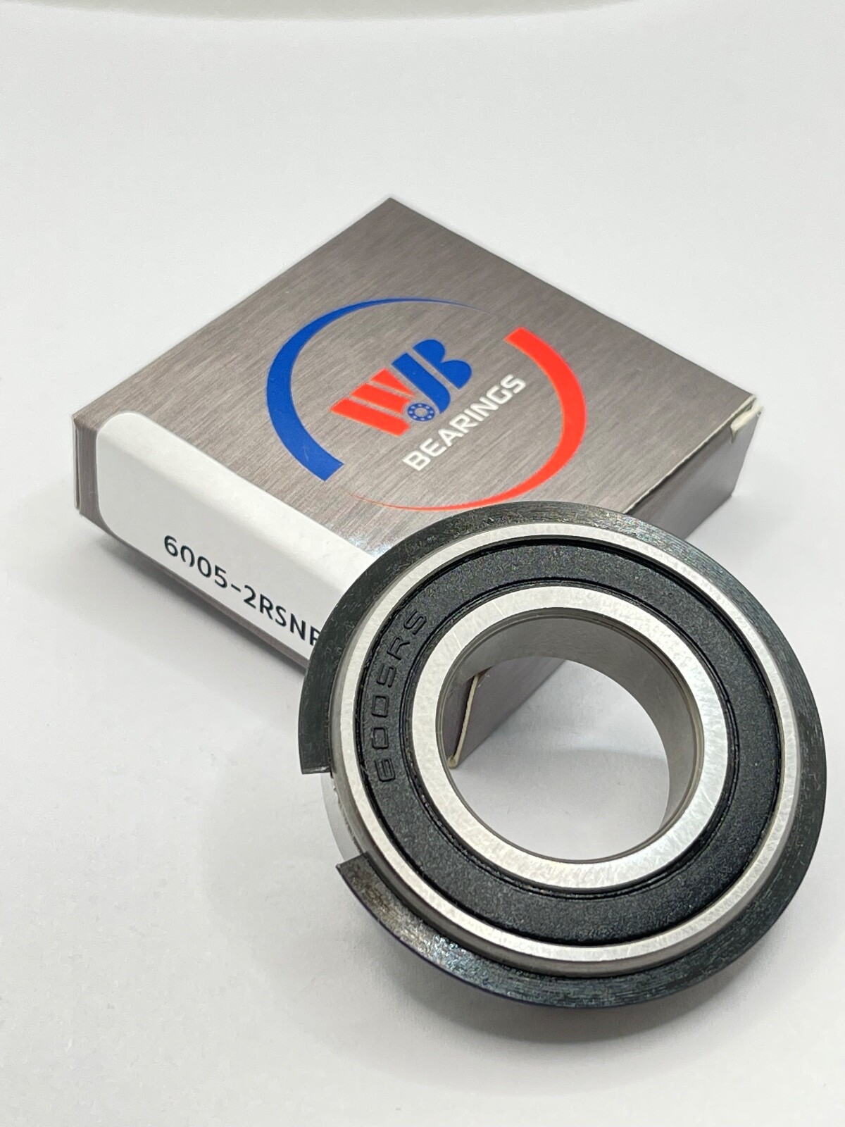 6005-2RS-NR WJB Radial Ball Bearing W/2 Seals & Snap Ring R6S6B By Premium Brg