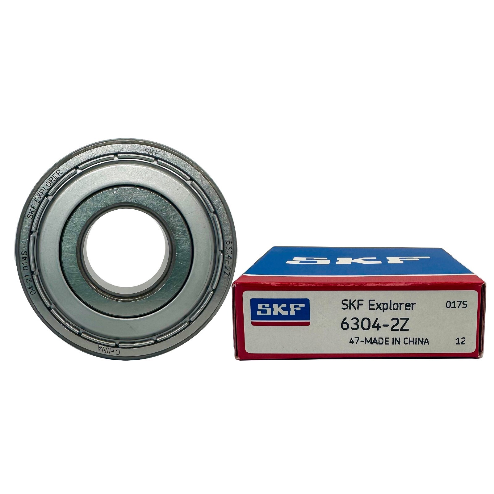 2PCS SKF 6304-2Z 20X52X15MM Double Metal Seal Ball Bearings 6304ZZ