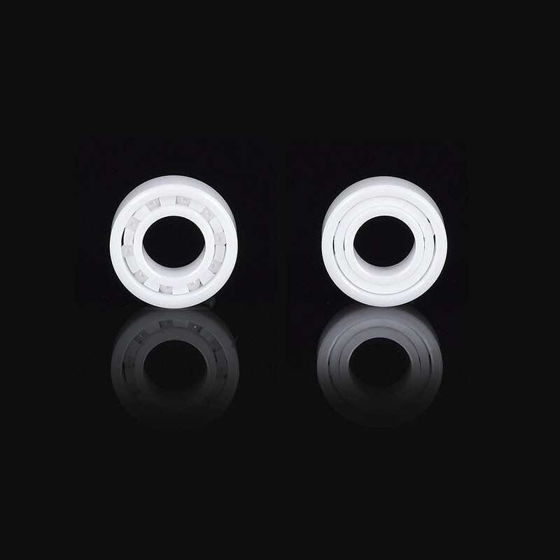 Miniature Zirconia Full Ceramic Bearing PTFE Retainer Insulate ZRO2 Non-Magnetic