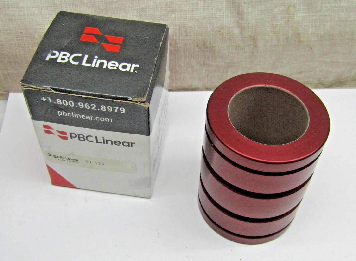 Pacific Bearing FLA24 1-1/2″ Linear Plain Bearing 2-3/8″ OD, 3″ Long