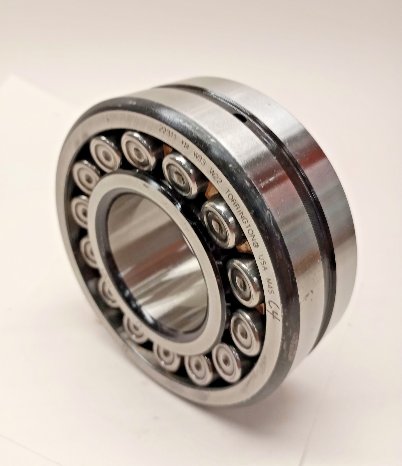 Torrington 22311-YM-W33-W22 Spherical Bearing brassUSA 55x120x43mm 22311YMW33W22