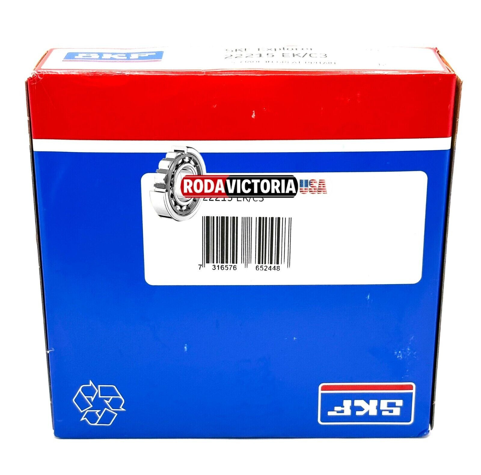 SKF 22215 EK C3 SPHERICAL ROLLER BEARING 75x130x31mm