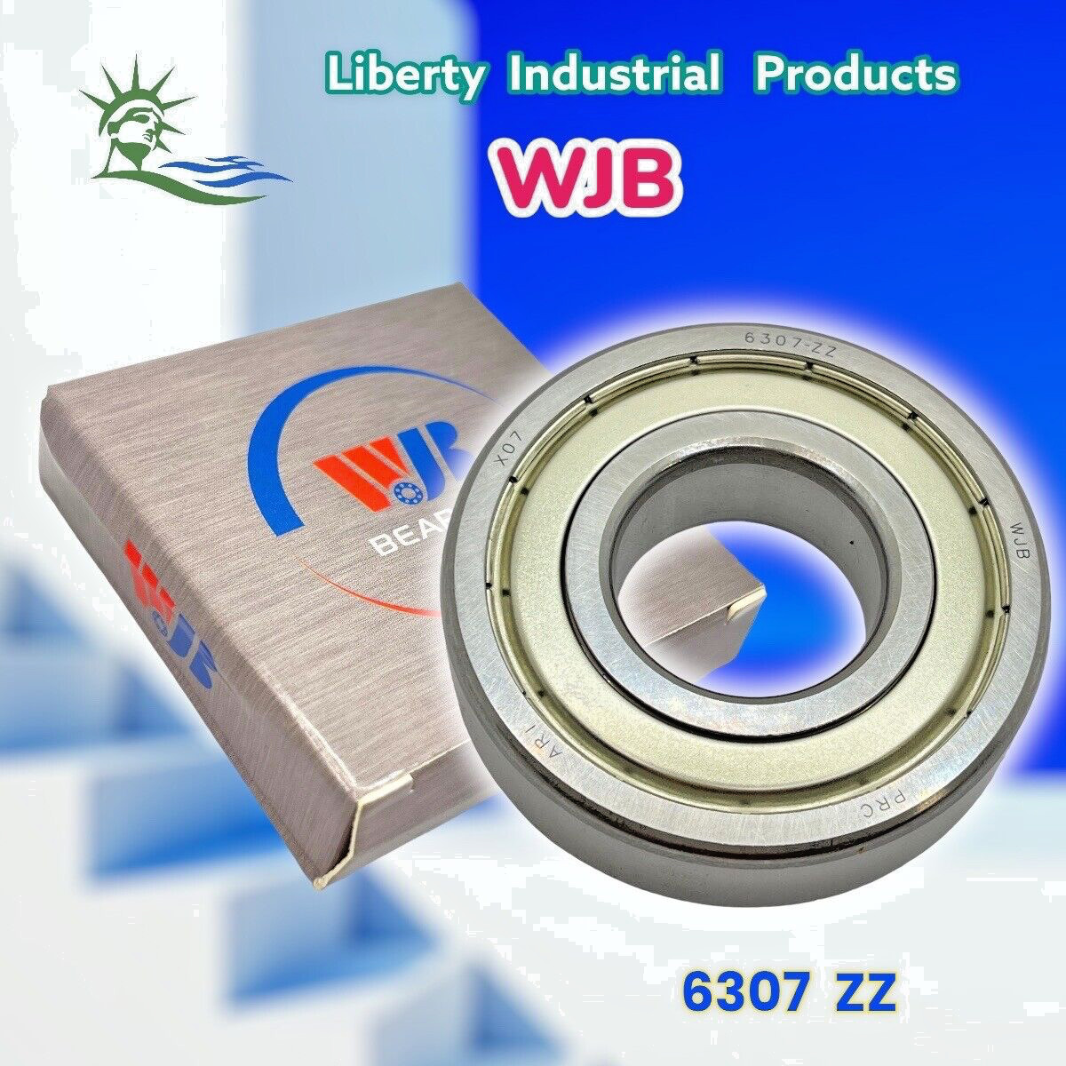 WJB 6307-ZZ Ball Bearing Premium Bearing Source Metal Shielded 35x80x21 mm