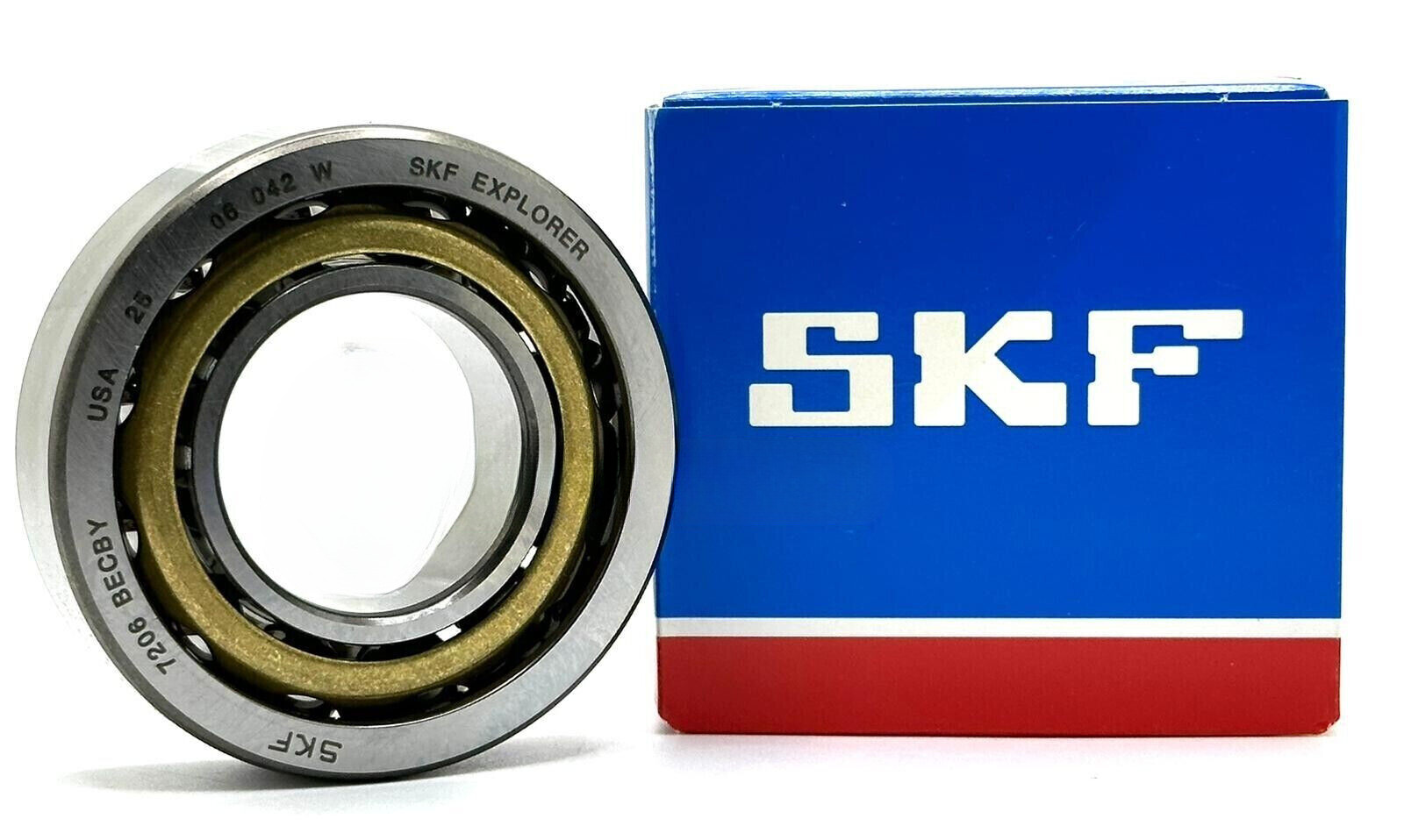 SKF 7206 BECBY ANGULAR CONTACT BALL BEARING 30x62x16mm NEW