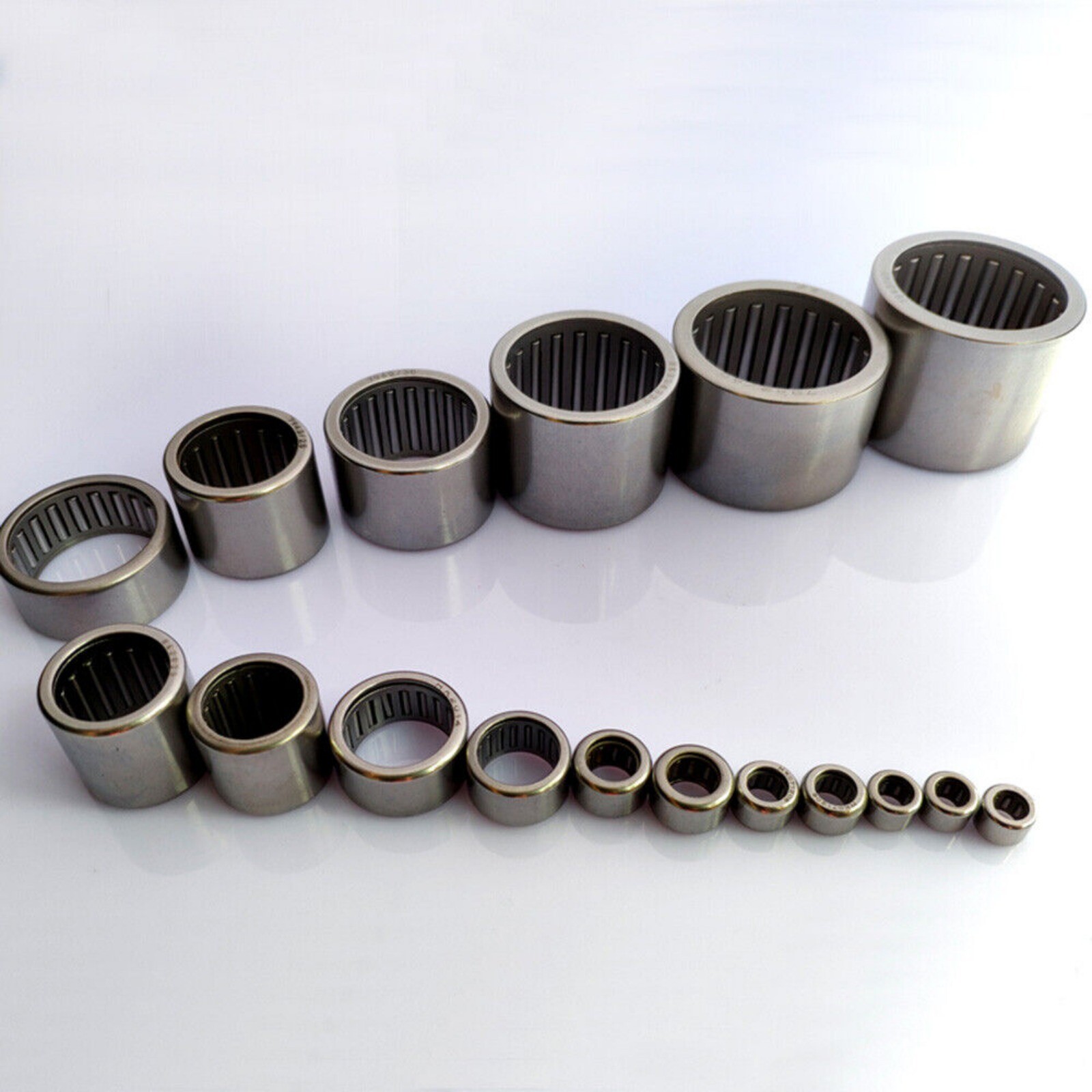 Bore 4mm to 60mm Drawn Cup Needle Roller Bearings HK Series No.HK0408 to HK6032