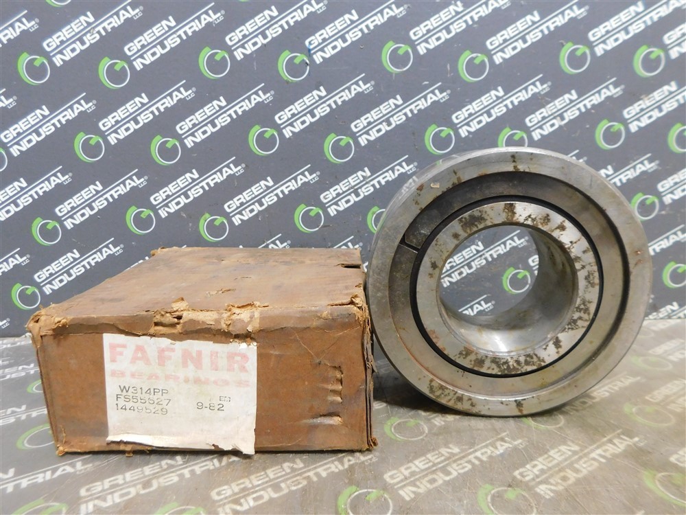 USED Fafnir W314PP Radial Ball Bearing 70mm Bore 150mm OD 63.5mm W Rusty