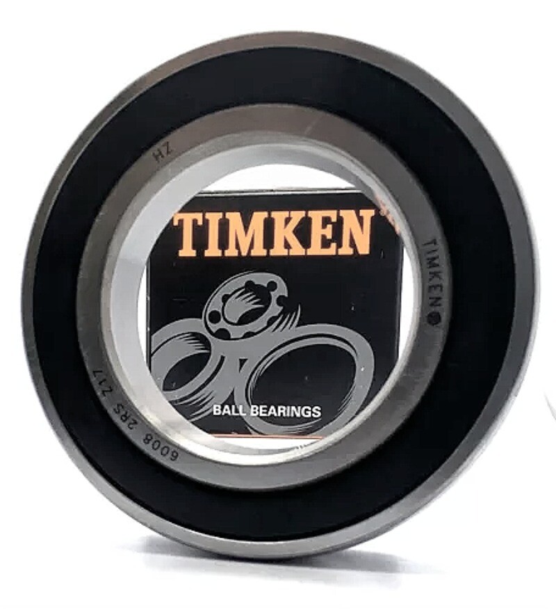 2 PACK TIMKEN 6008-2RS 40X68X15MM Double Rubber Seal Ball Bearings Free Shipping