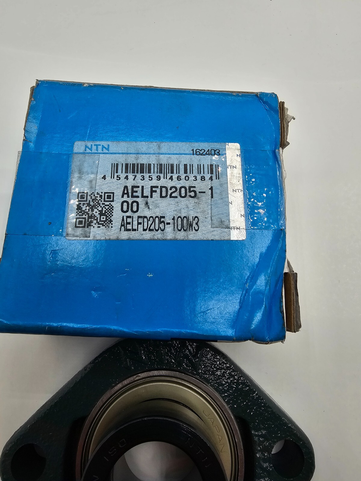 (QTY 2) NTN Flanged Housing & Bearing Unit AELFD205-100W3
