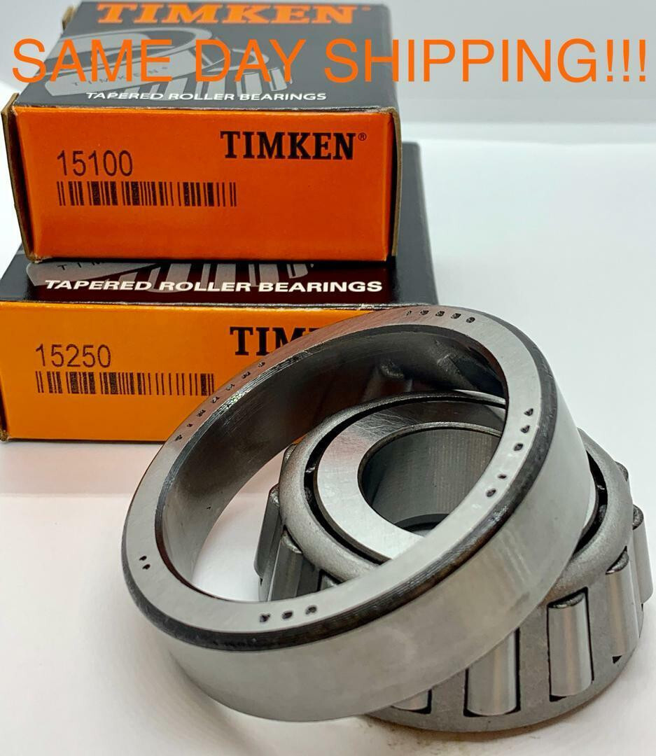 TIMKEN MADE IN USA 15100/15250 Tapered Roller Bearing 1″x2.5″x0.8125″ Inches