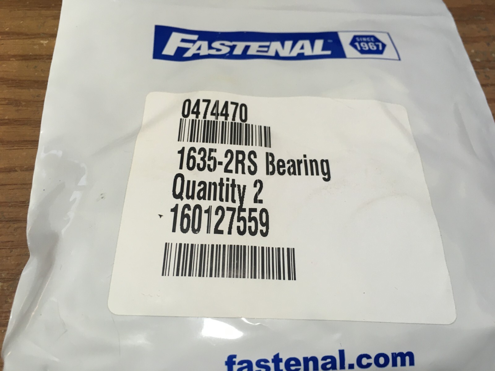 Single Row Deep Groove Radial Ball Bearing 0.7500″ Bore x 1-3/4″ OD 0.500 Qty:2