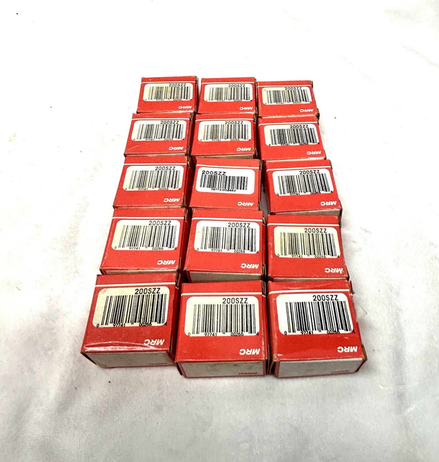 MRC 200SZZ Ball Bearings Double Sealed 10mm x 30mm x 9mm, Lot of 15