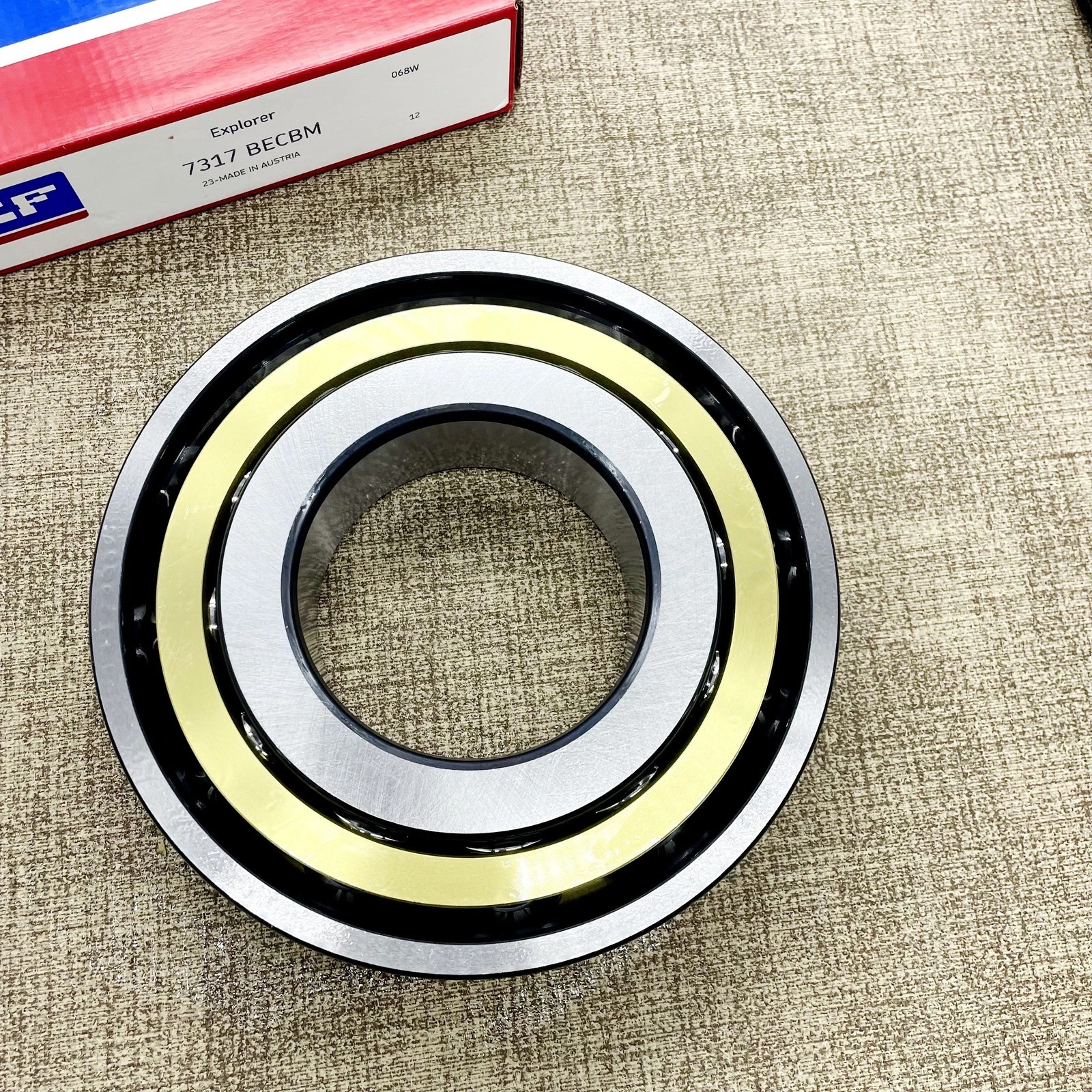 Fits For 7317 BECBM Single Row Angular Contact Ball Bearing US STOCK 7317BECBM