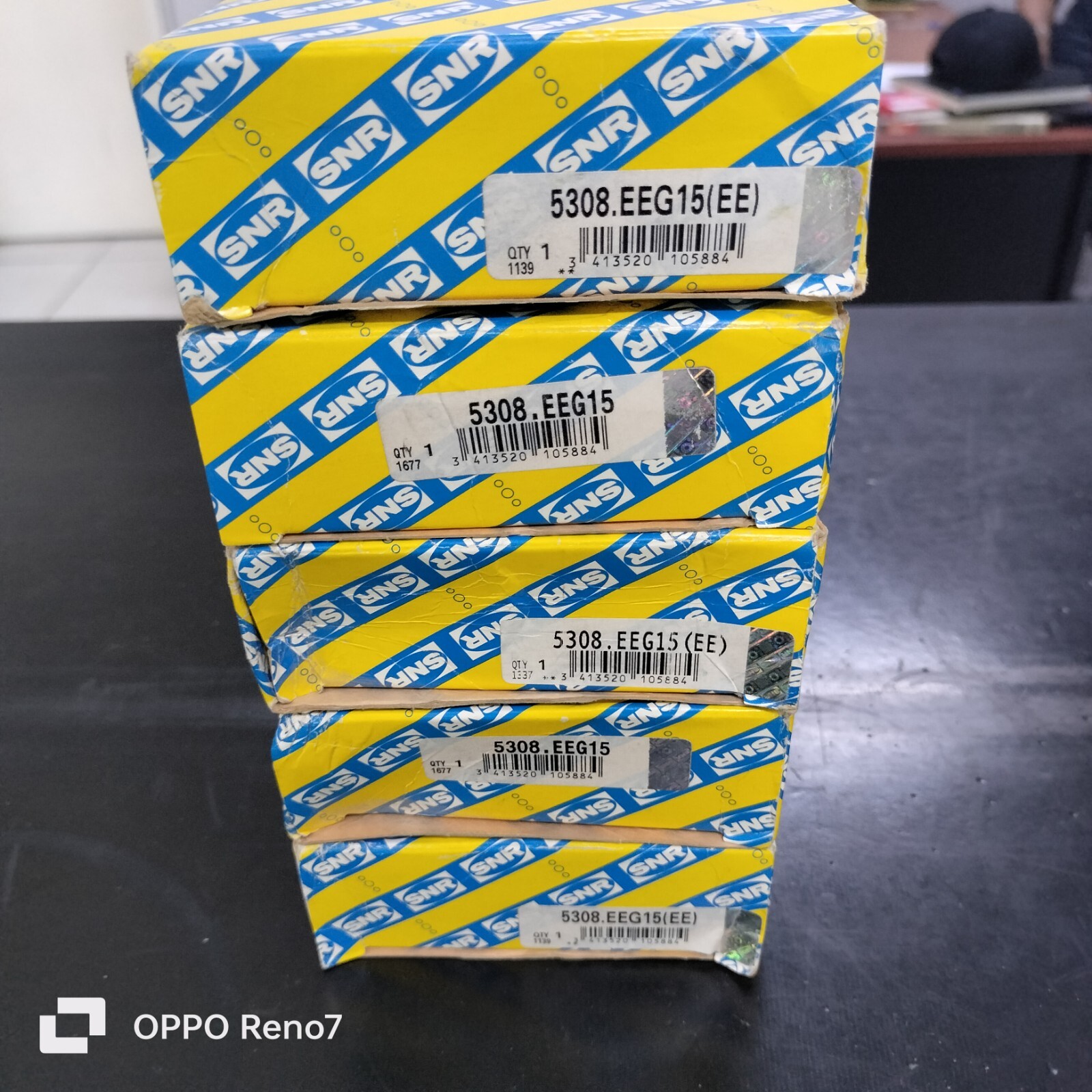SNR 5308EEG15 40 X 90 X 36.5 mm BALL DOUBLE ROW ( 5308-2RS, 3308-2RS)